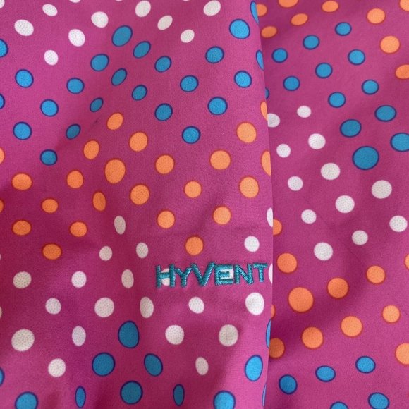 The North Face HyVent Rain Jacket Girls Kids Size XL 18 Windbreaker Pink - Picture 5 of 9